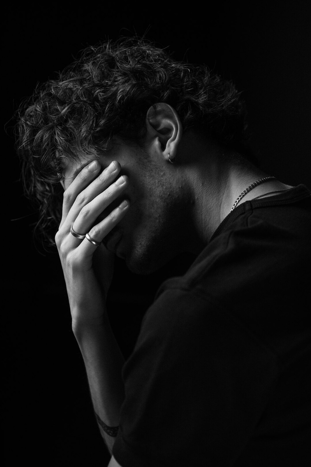 Studio portrait of a Central European man in his 30s