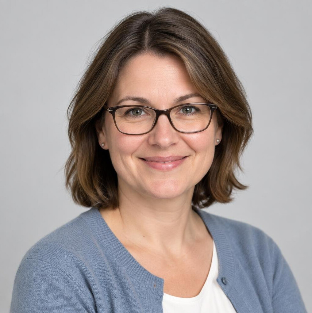 Studio portrait of a Central European woman in her 40s