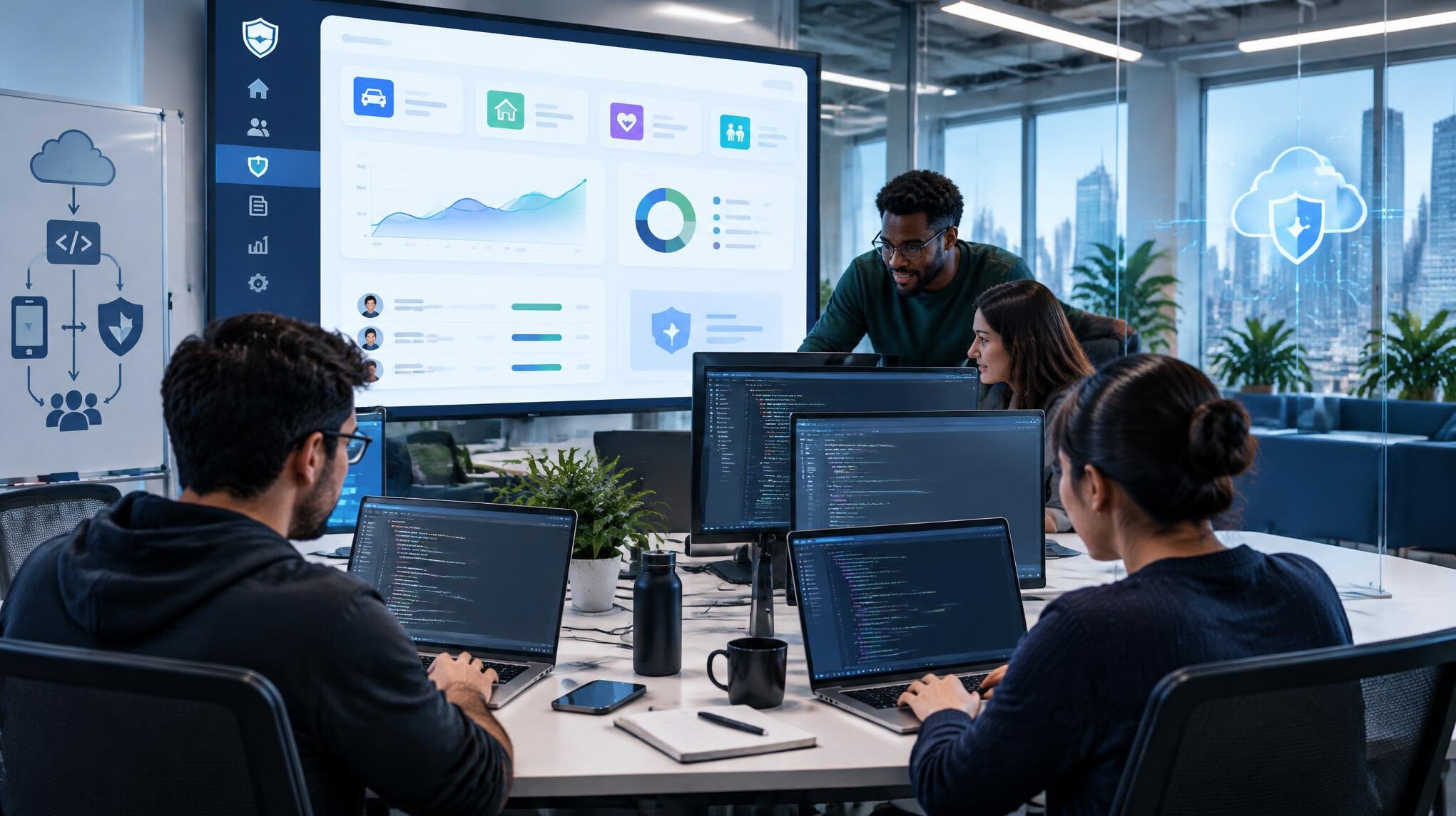 software dashboard for insurance